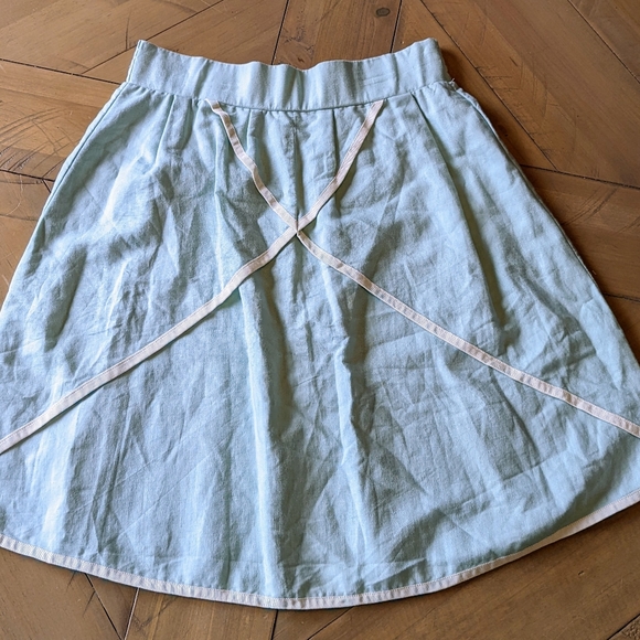 Matilda Jane Sweet Tea Serendipity Linen Skirt, S - Picture 2 of 5